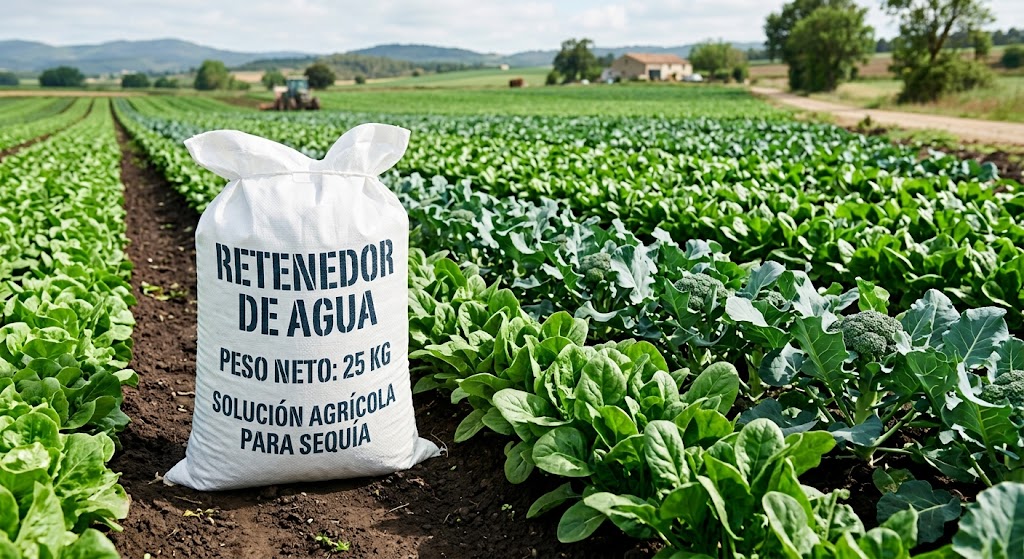 Saco de Hidro Retenedor de Poliacrilato de Sodio para agricultura y ahorro de agua